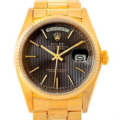 Photo of Rolex President Day Date Mens 18k Yellow Gold Watch 18038