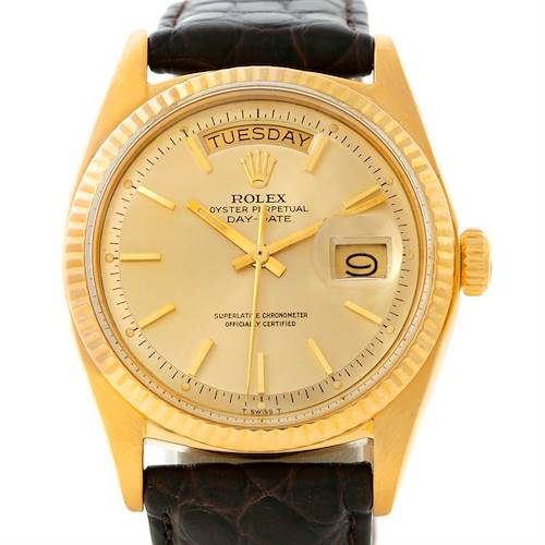 Photo of Rolex President Vintage 18k Yellow Gold Watch 1803