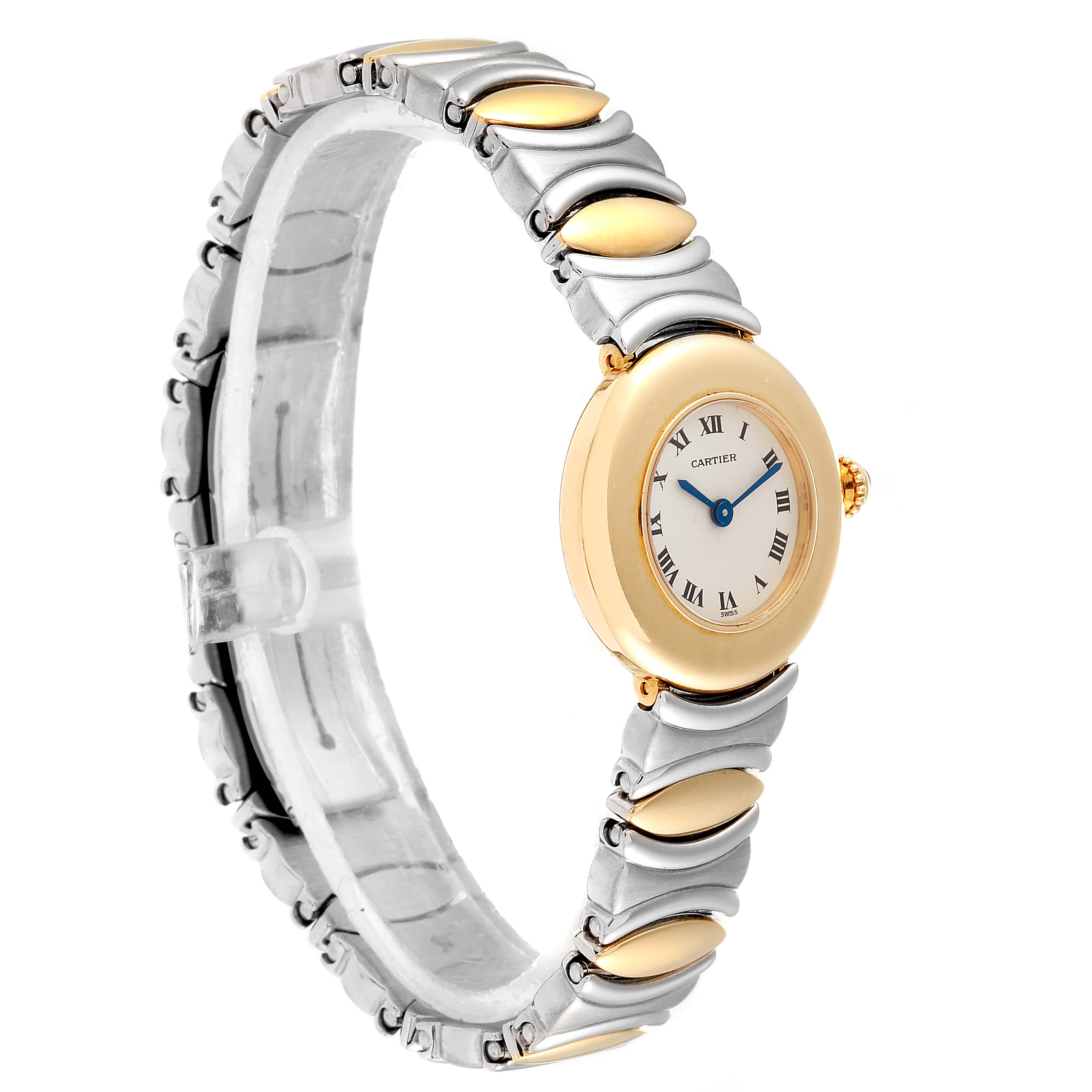 Cartier Colisee Casque d'Or Ladies Stainless Steel 18k Yellow Gold ...