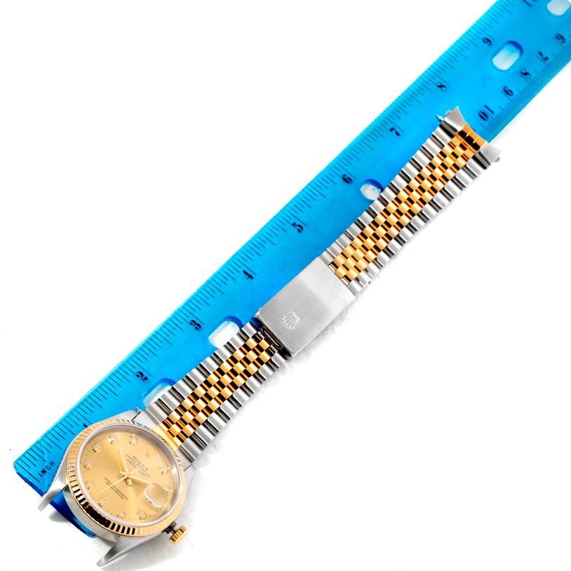 rolex 16233 gold with diamonds