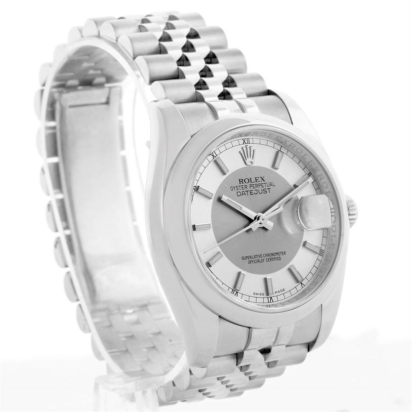 Rolex Datejust Mens Stainless Steel Silver Dial Watch 116200 ...