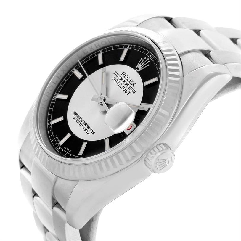 rolex datejust tuxedo dial