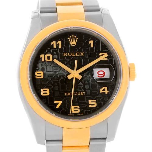 Photo of Rolex Datejust Steel Yellow Gold Jubilee Dial Mens Watch 116203 Unworn