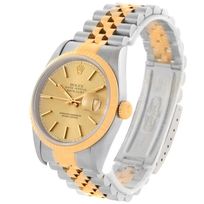 Rolex Datejust Steel 18K Yellow Gold Automatic Watch 16233 | SwissWatchExpo