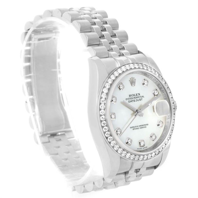 rolex datejust pearl dial