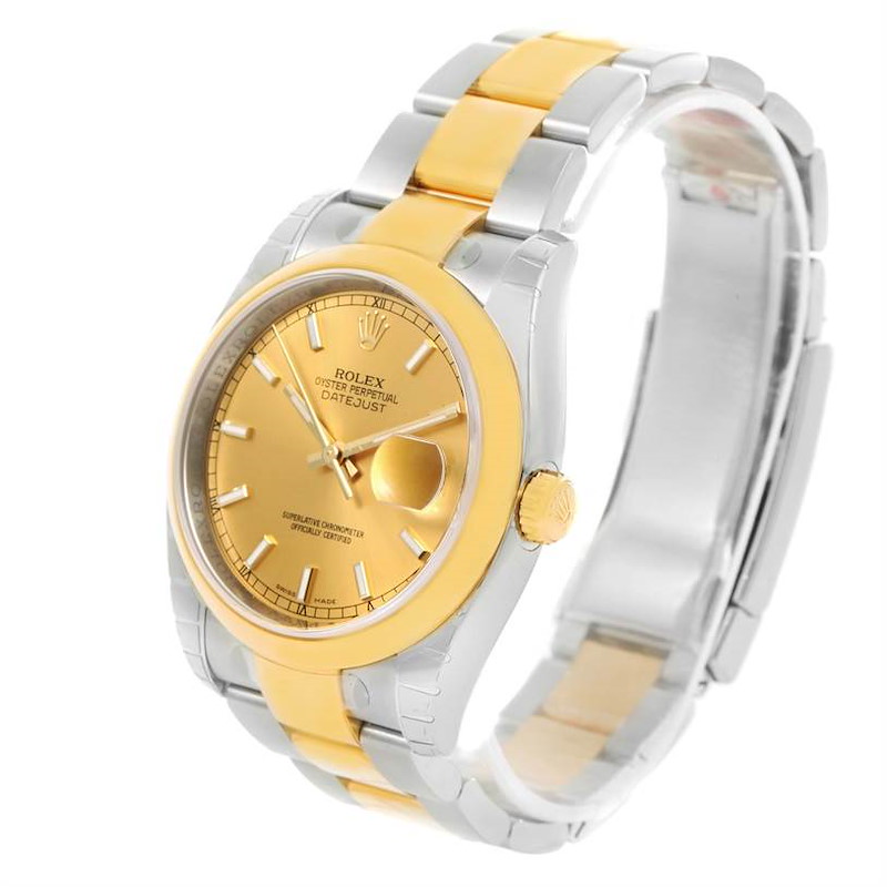 Rolex Datejust Steel Yellow Gold Oyster Bracelet Watch 116203 Unworn SwissWatchExpo