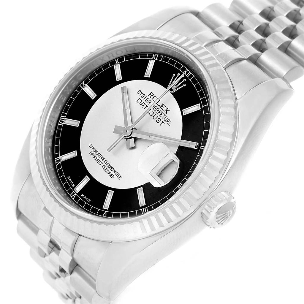 rolex datejust tuxedo dial