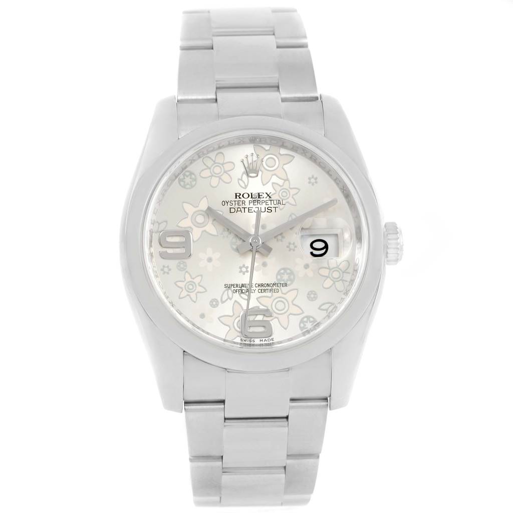 rolex datejust flower
