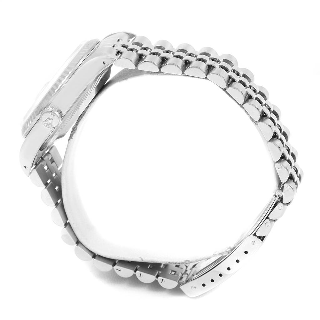 Rolex Datejust Steel 18K White Gold Jubilee Bracelet Watch 16234 ...