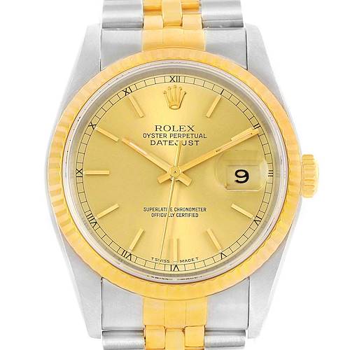 Photo of Rolex Datejust Steel Yellow Gold Automatic Unisex Watch 16233
