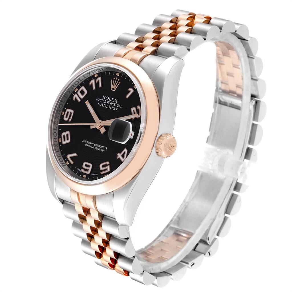 rolex datejust 36 rose gold