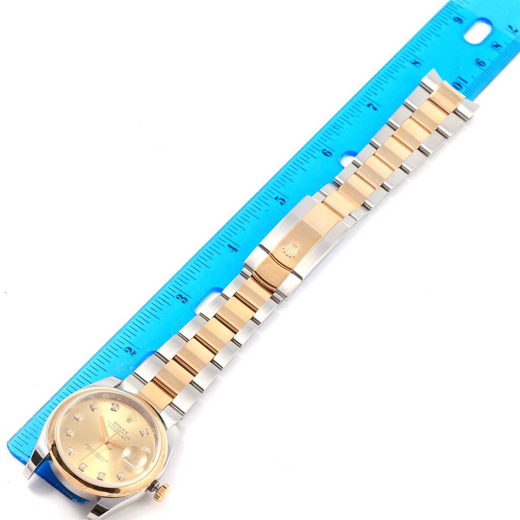rolex datejust 36 gold diamond