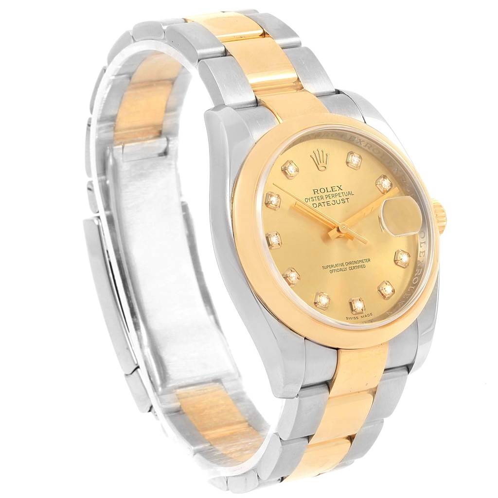 rolex datejust 36 gold diamond