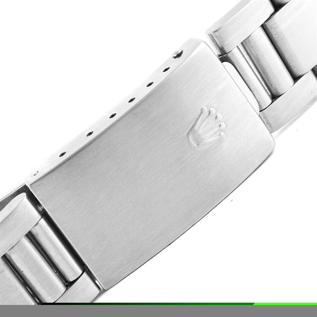 The image shows the clasp and part of the bracelet of a Rolex Datejust 16234 Men's Stainless Steel Silver Dial 16234 Men's Stainless Steel Silver Dial watch.