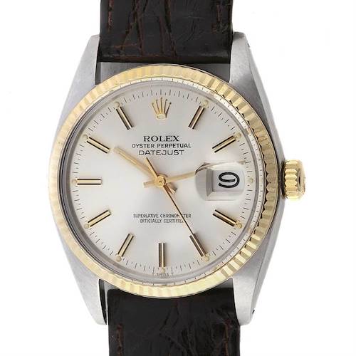 Photo of Rolex  Datejust Mens Steel 14k Yellow Gold Vintage Watch 16013
