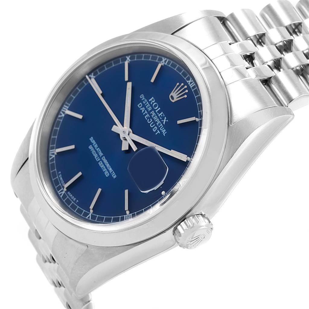 rolex datejust 36 jubilee blau