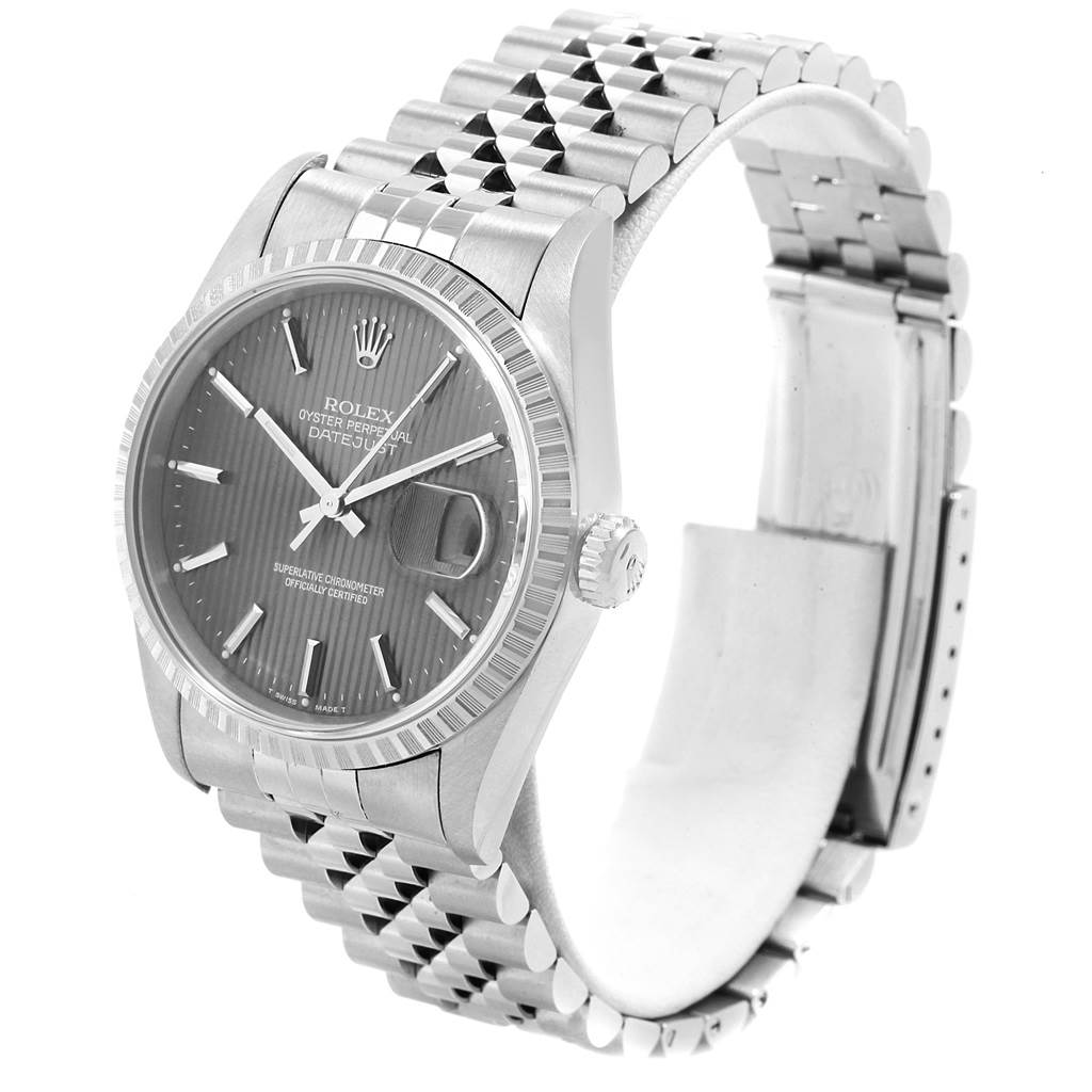 datejust 36 grey dial