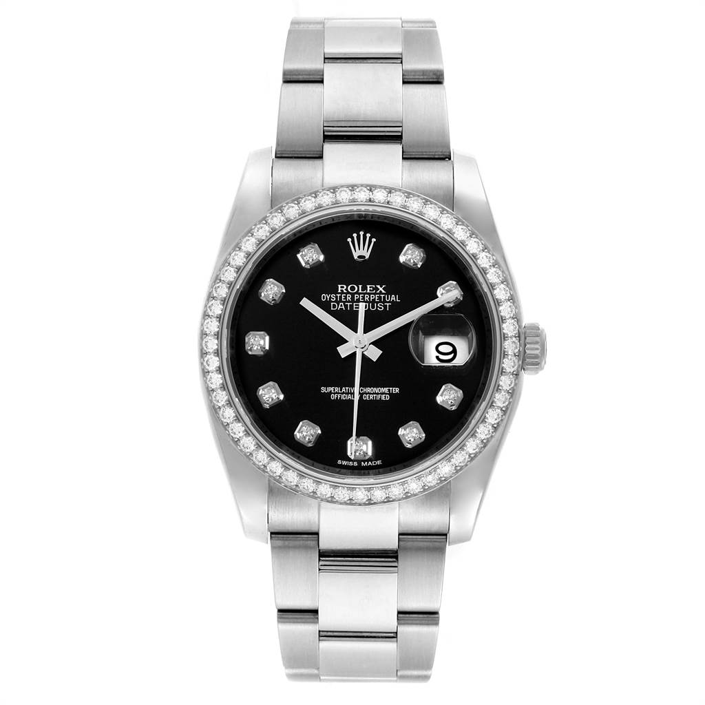 rolex datejust 36 smooth bezel
