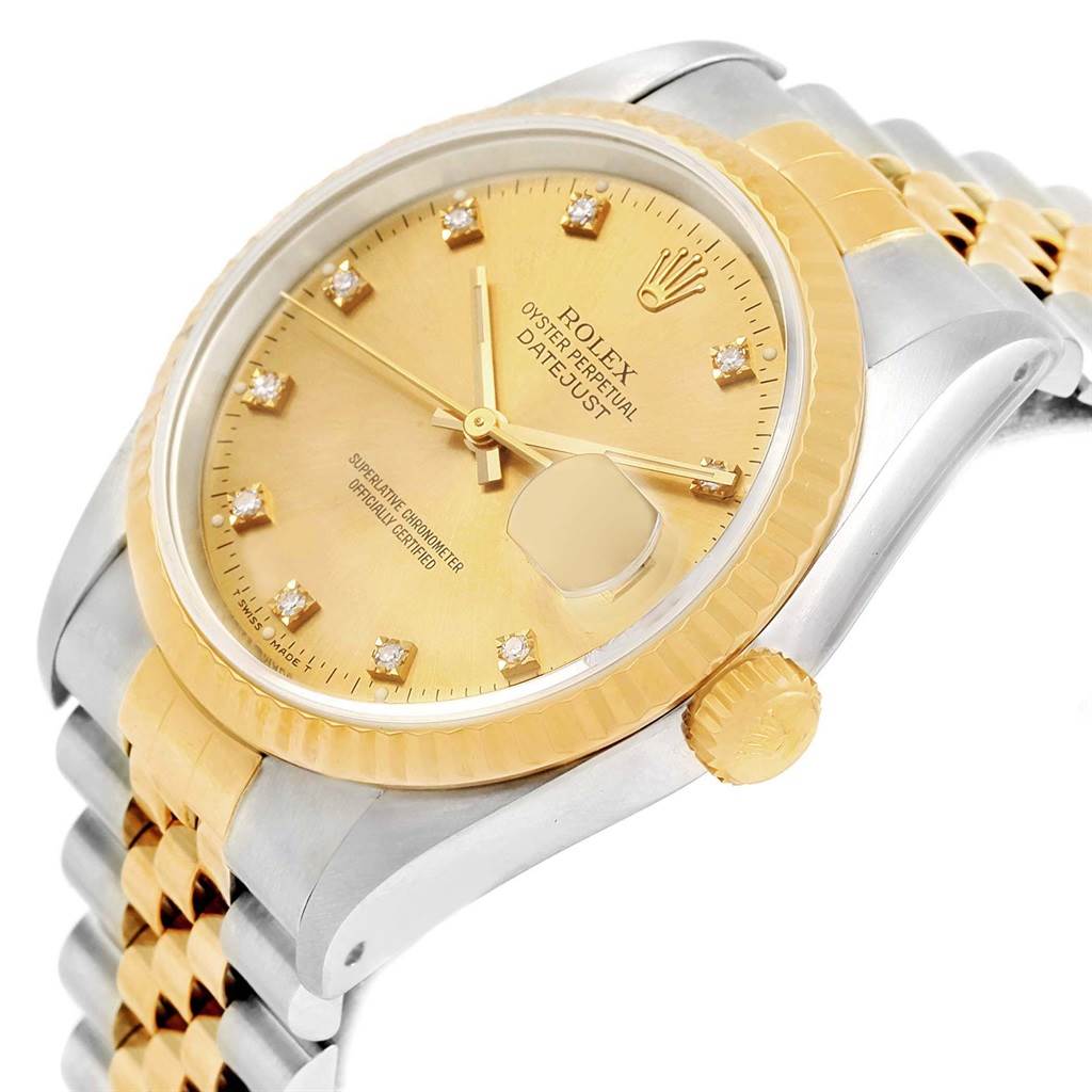 rolex datejust 36mm yellow gold