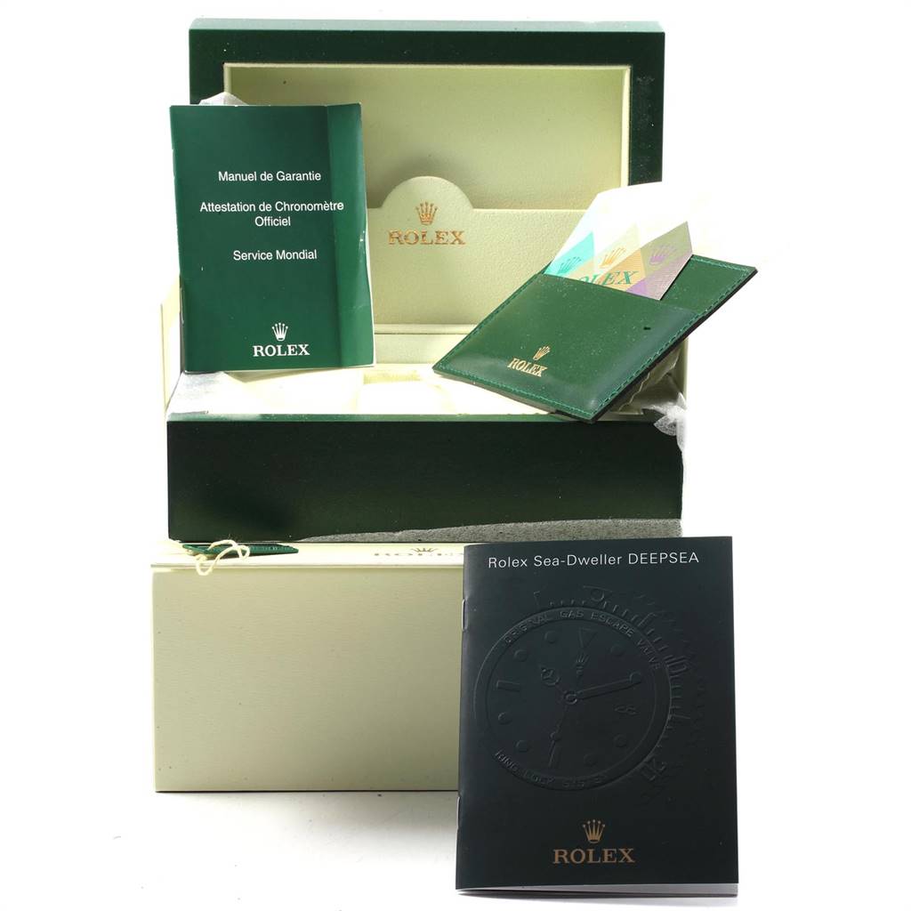 The image shows a Rolex Datejust 116203 Men's Stainless Steel White Dial 116203 Men's Stainless Steel White Dial set including a box, manuals, and document holder.