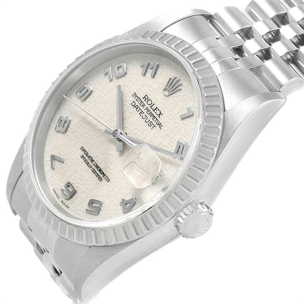 rolex datejust 36 arabic numerals