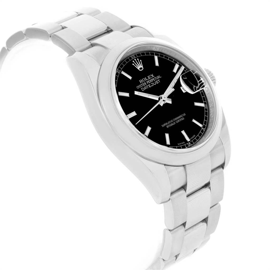 datejust 36mm black dial