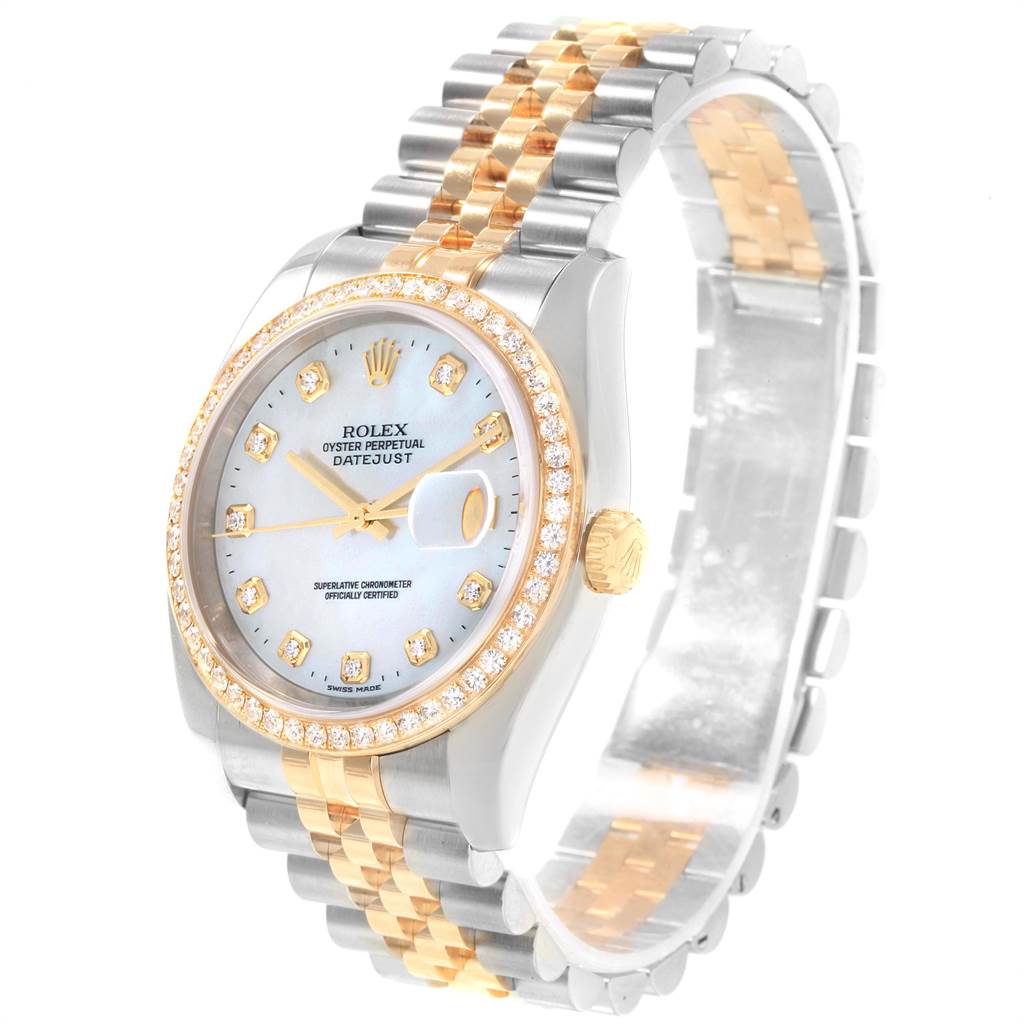 rolex datejust 36mm yellow gold