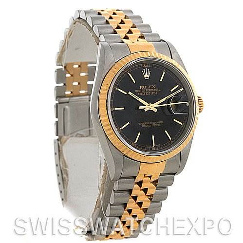 Rolex Datejust Ss/18k Yellow Gold Watch 16233 p Serial SwissWatchExpo