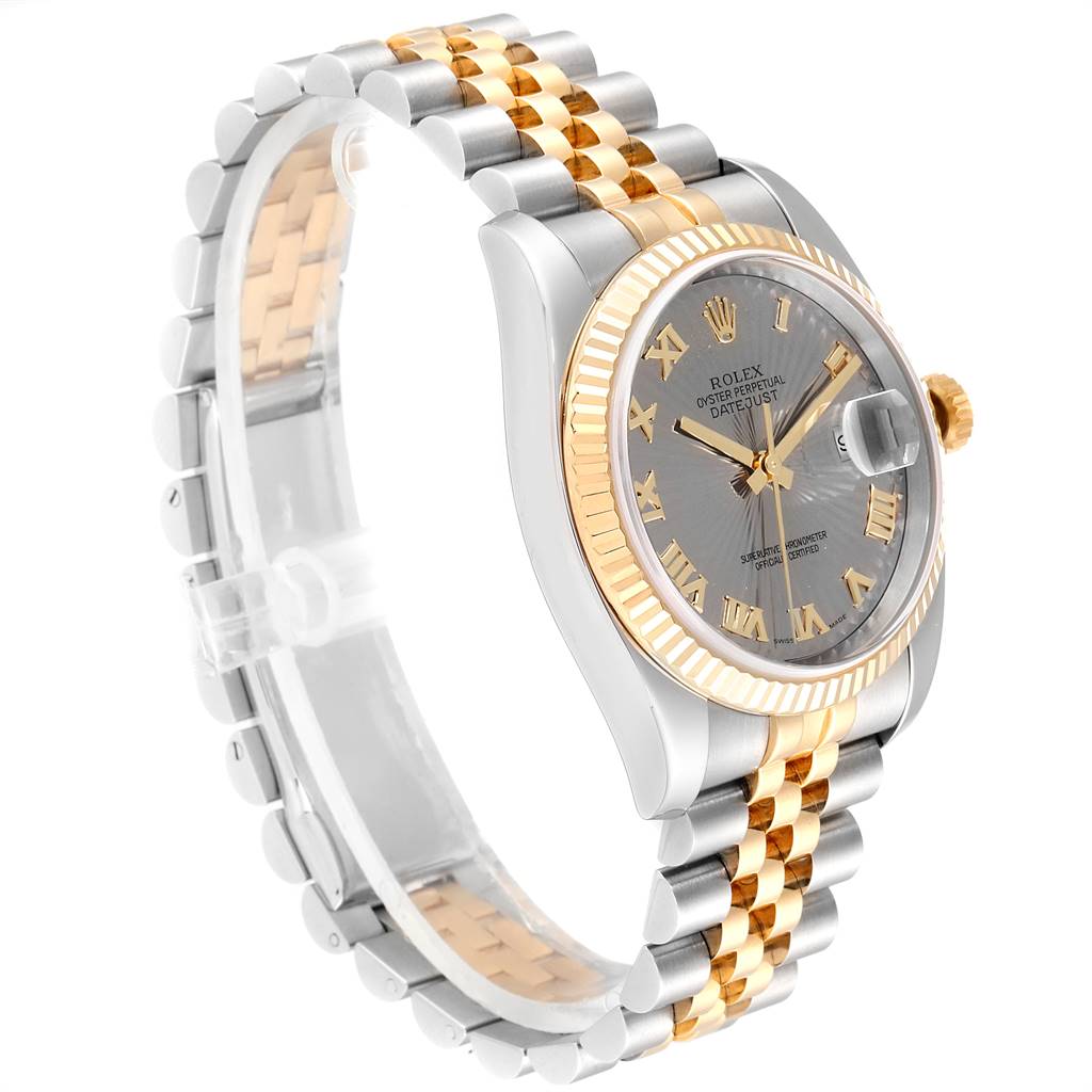 Rolex Datejust 36 Steel Yellow Gold Sunbeam Dial Mens ...