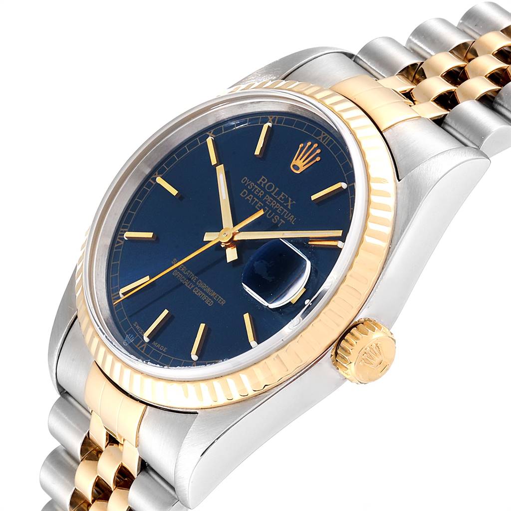 datejust 36 gold and steel