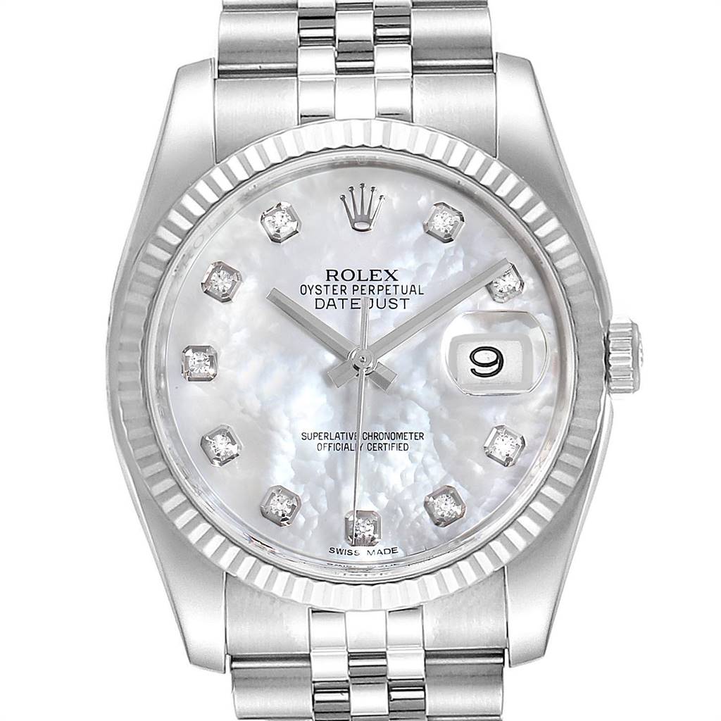 datejust 36 mother of pearl