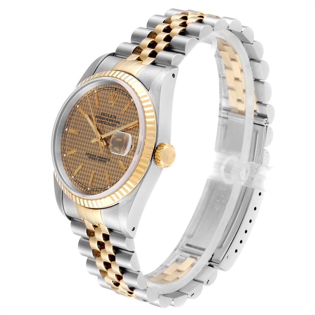 rolex houndstooth dial