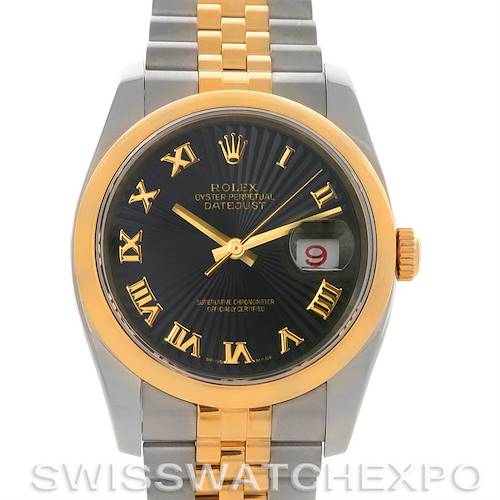 Photo of Rolex Datejust Mens Steel 18k Yellow Gold 116203 Year 2006