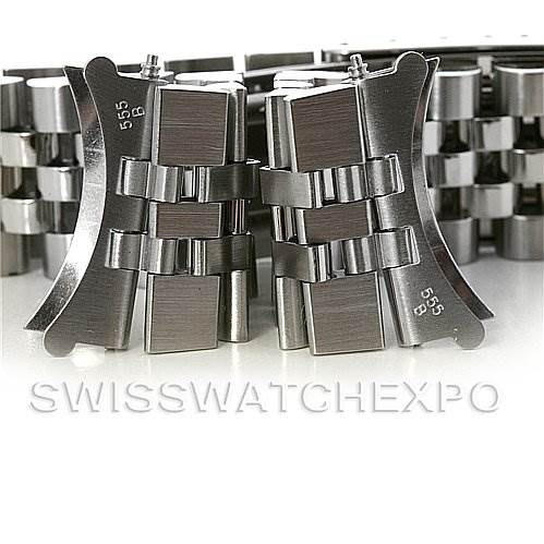 The image shows angled end links for the bracelet of a Rolex Datejust 16234 Men's Stainless Steel White Dial 16234 Men's Stainless Steel White Dial model watch.