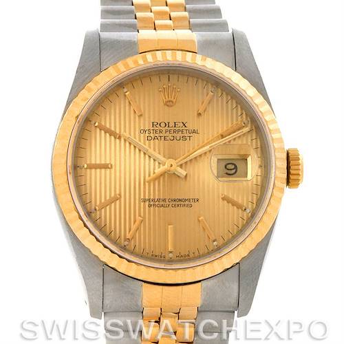 Photo of Rolex Datejust Steel and 18k yellow gold watch 16233