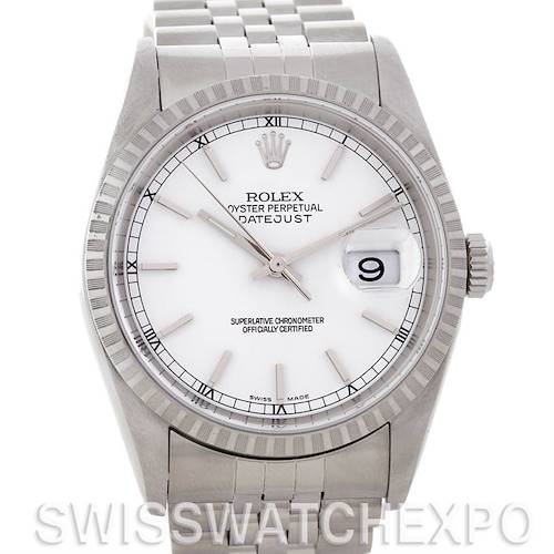 Photo of Rolex Datejust Mens Steel Watch 16220
