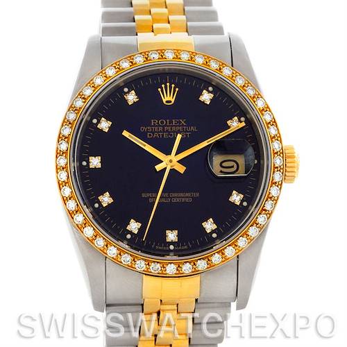 Photo of Rolex Datejust Steel 18k yellow gold watch 16233