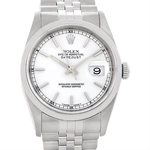 Photo of Rolex Datejust Mens Stainless Steel Watch 16200