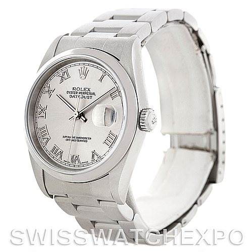 Rolex Datejust Mens Stainless Steel 16200 Watch SwissWatchExpo