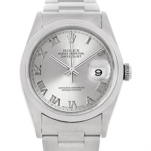 Photo of Rolex Datejust Mens Stainless Steel 16200 Watch