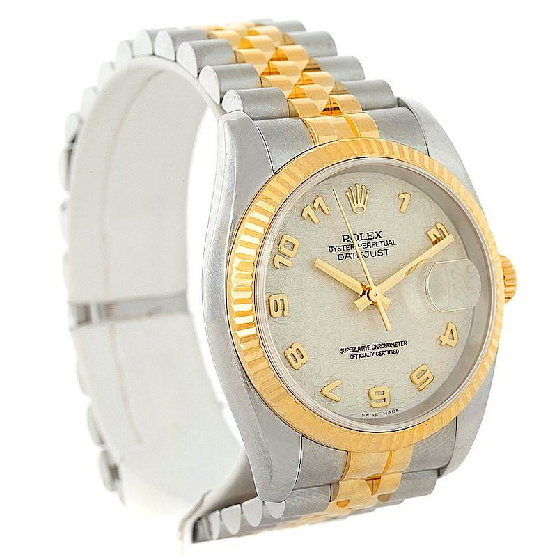Rolex Datejust Mens Steel 18K Yellow Gold Watch 116233 SwissWatchExpo