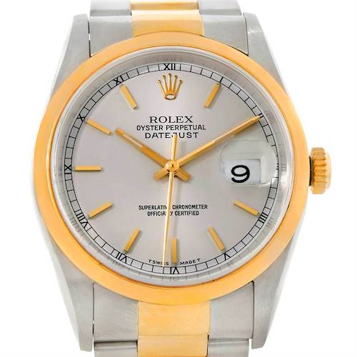 Photo of Rolex Datejust Steel 18k Yellow Gold Watch 16203