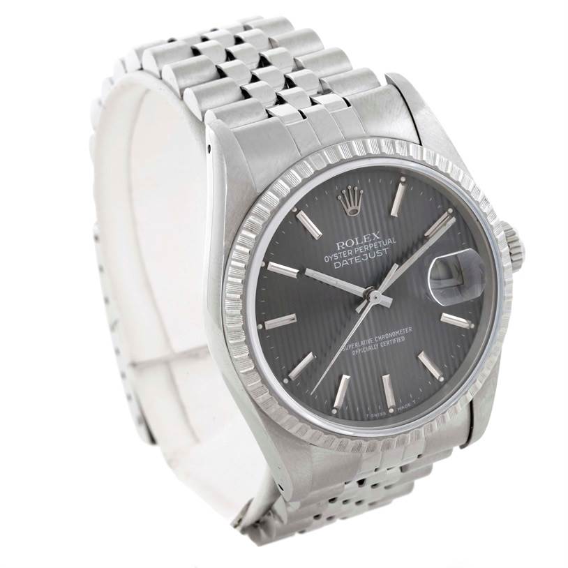 rolex watch grey