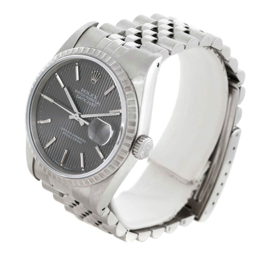 grey datejust