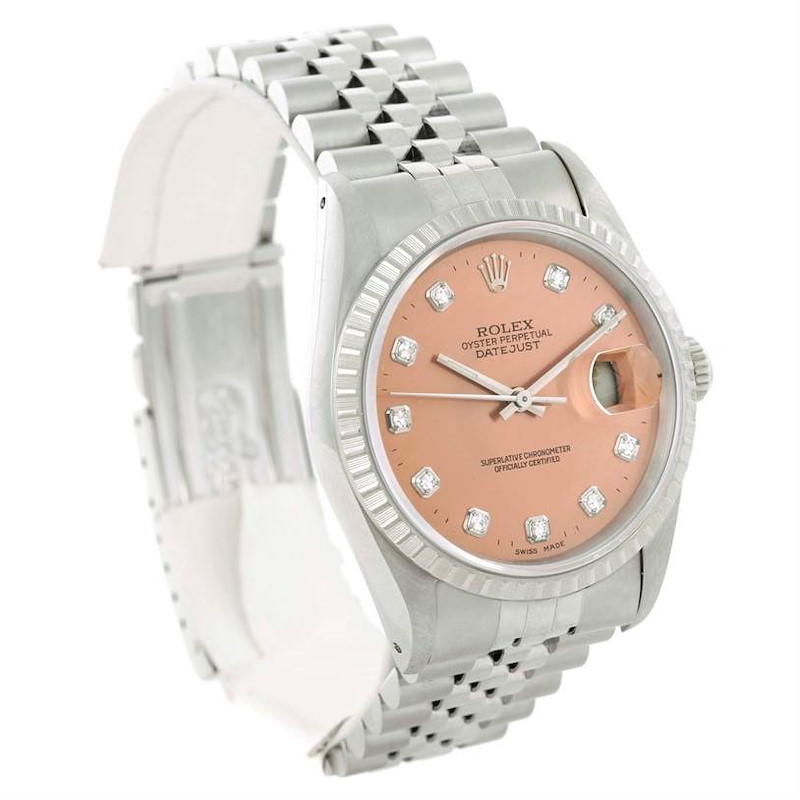 rolex datejust salmon