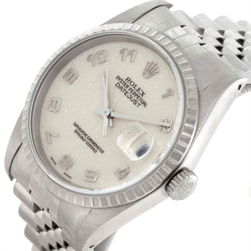 rolex datejust ivory dial