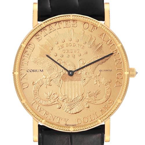 Photo of Corum Coin 20 Dollars Double Eagle Yellow Gold Mens Watch 1907