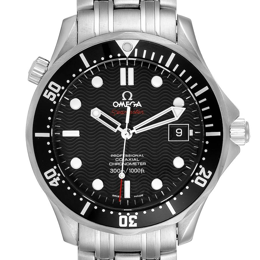 Omega Seamaster Black Dial Steel Mens Watch 212.30.41.20.01.002 SwissWatchExpo