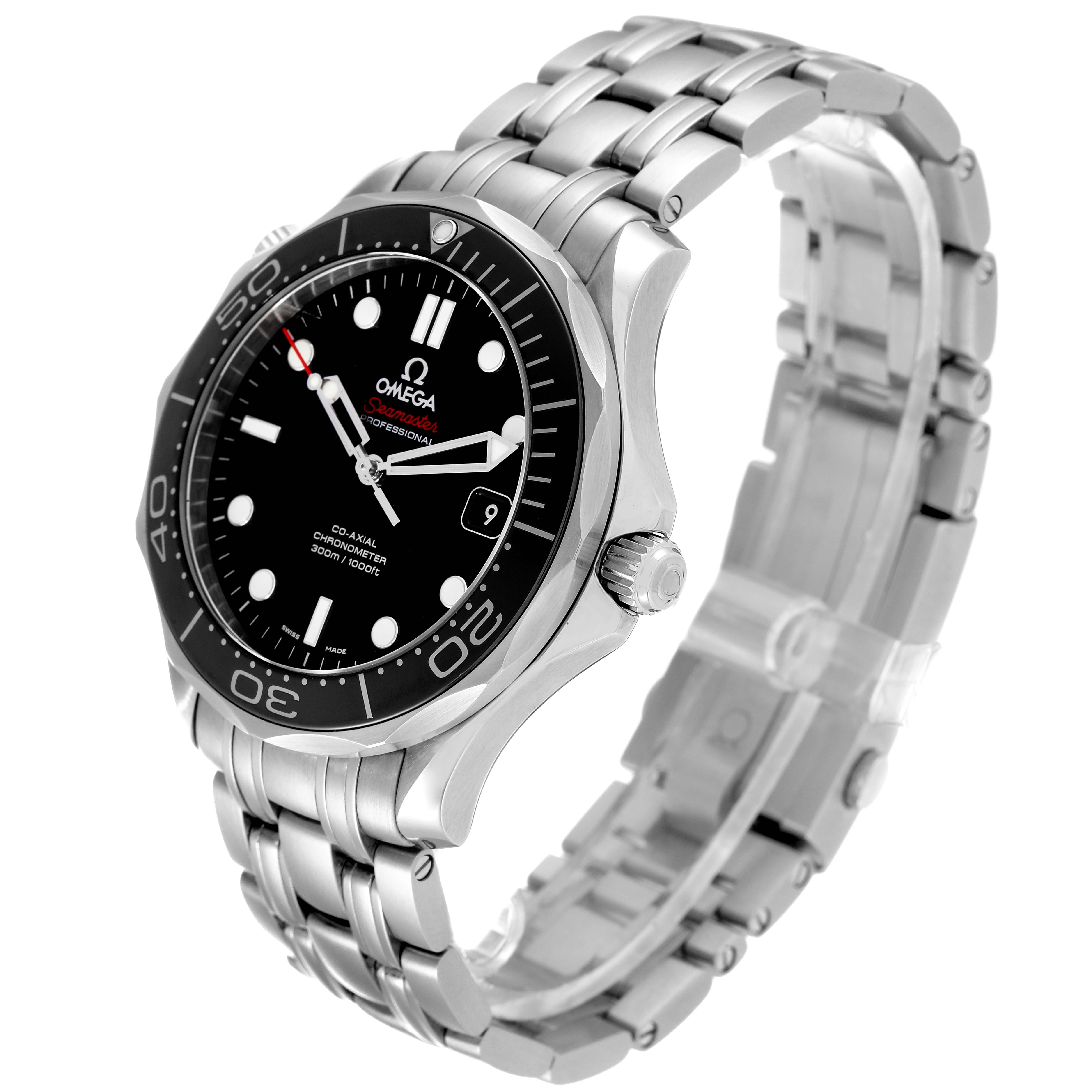 Omega Seamaster Diver 300M Black Dial Mens Watch 212.30.41.20.01.003 ...