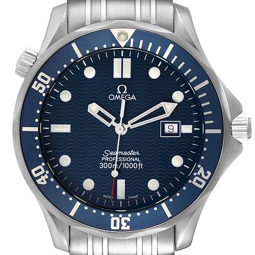 Photo of Omega Seamaster Diver 300M James Bond Blue Dial Steel Mens Watch 2541.80.00
